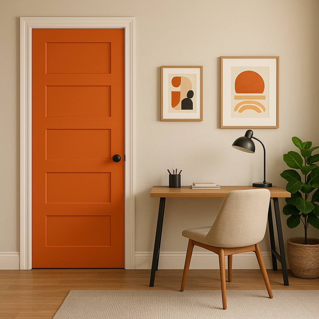 Benjamin Moore Orange (2169-20): A Vibrant, Energizing Hue for Bold Interiors.