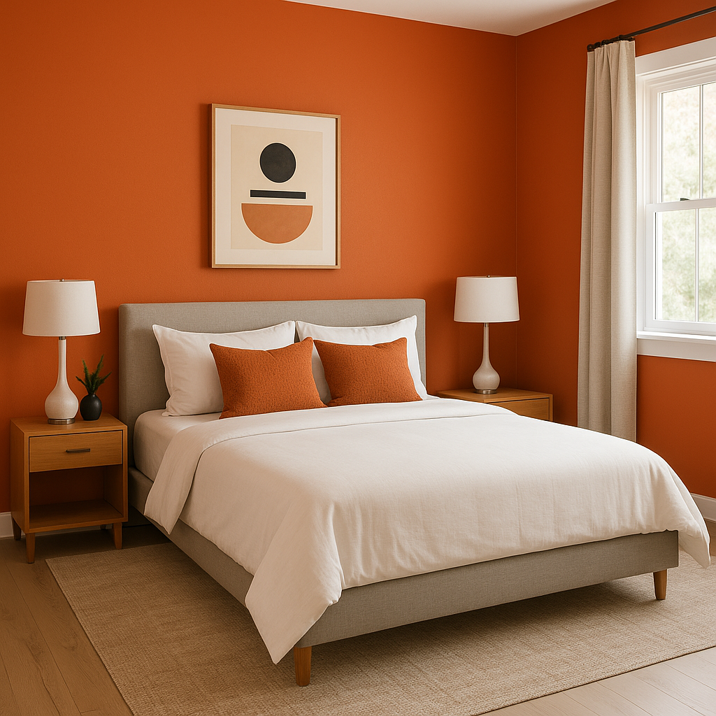 Benjamin Moore Orange (2169-20): A Vibrant, Energizing Hue for Bold Interiors.