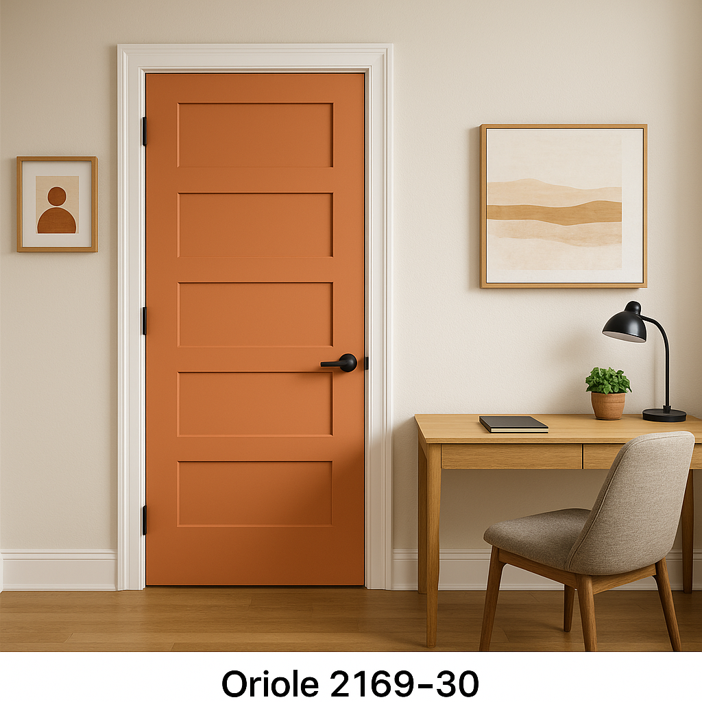 Benjamin Moore Oriole (2169-30): A Warm and Inviting Hue for Your Home.