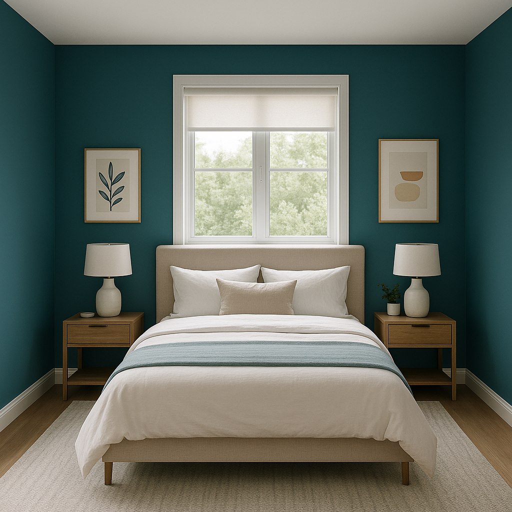 Benjamin Moore Pacific (2055-20): A Deep, Bold Blue for Dramatic Interiors.