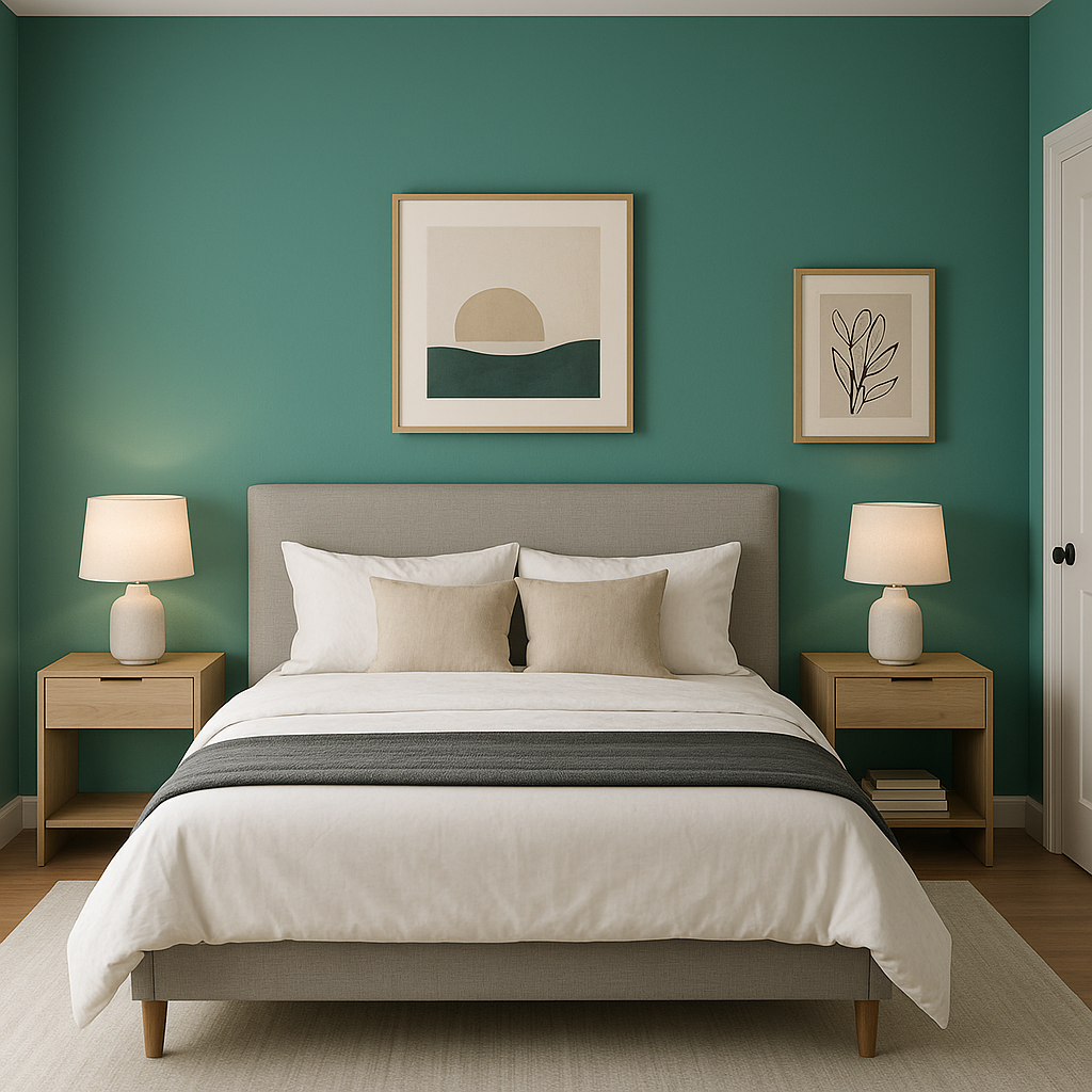Benjamin Moore Palm (733): A Lush and Inviting Green.