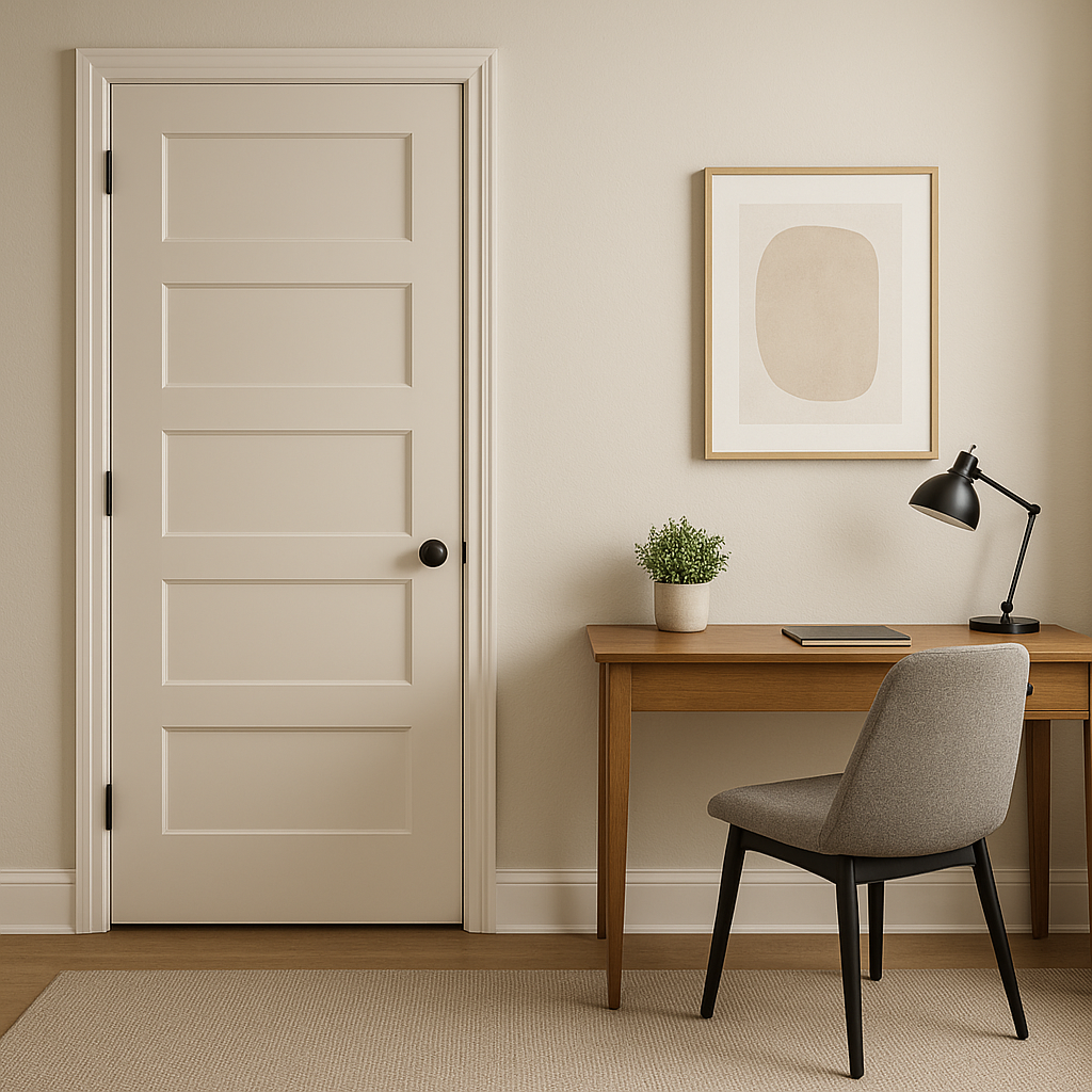 Benjamin Moore Pampas (2110-60): A Soft, Versatile Neutral for Sophisticated Interiors.