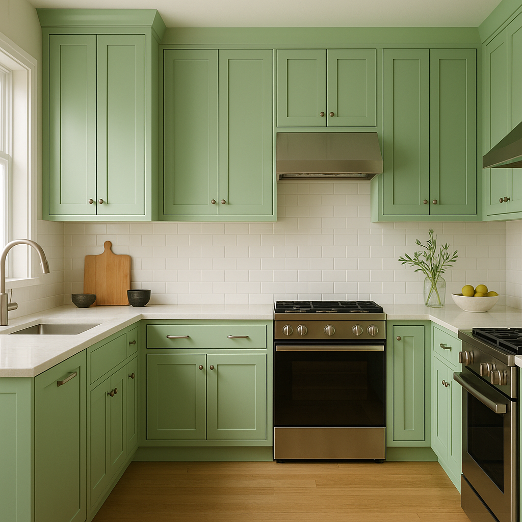 Benjamin Moore Paradise (550): A Lush, Tropical Green for Vibrant Interiors.