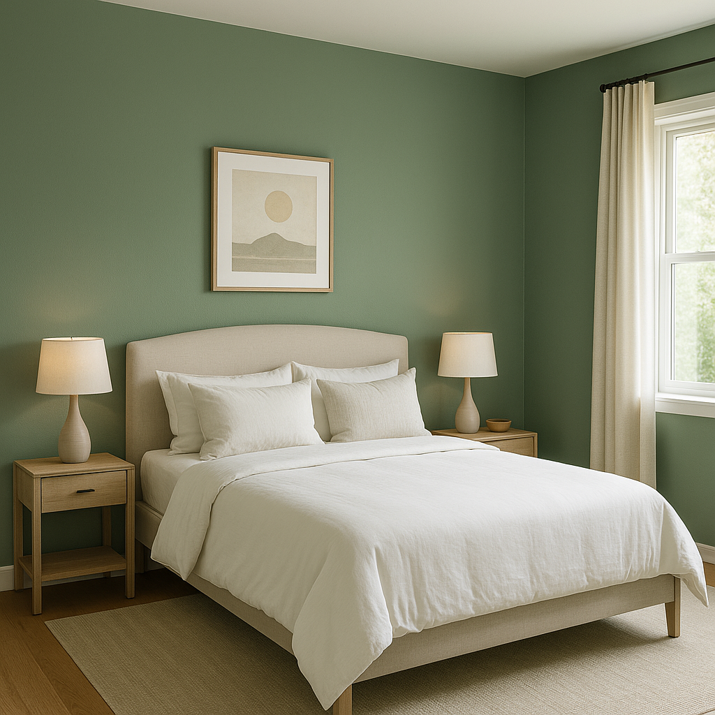 Benjamin Moore Parsley (635): A Fresh, Verdant Green for Timeless Interiors.