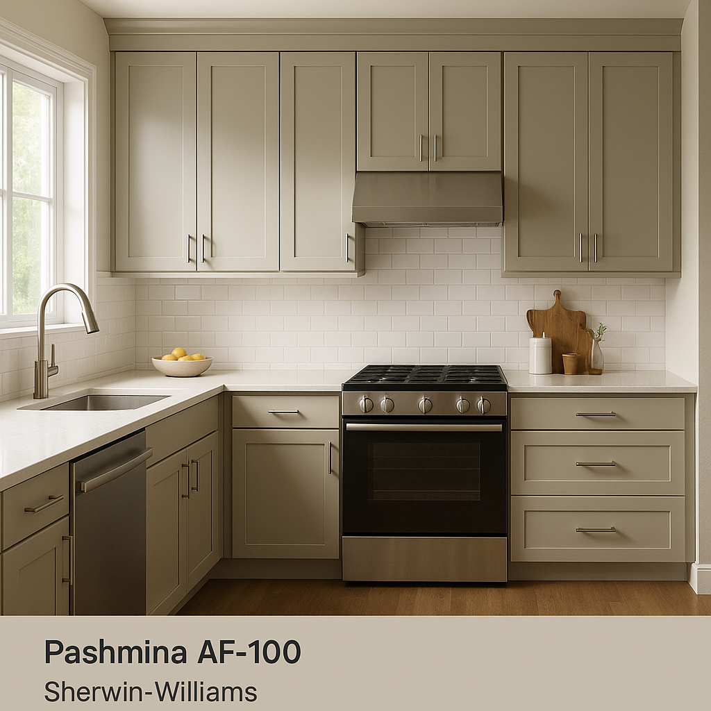 Benjamin Moore Pashmina (AF-100): A Timeless Neutral with Warm Elegance.