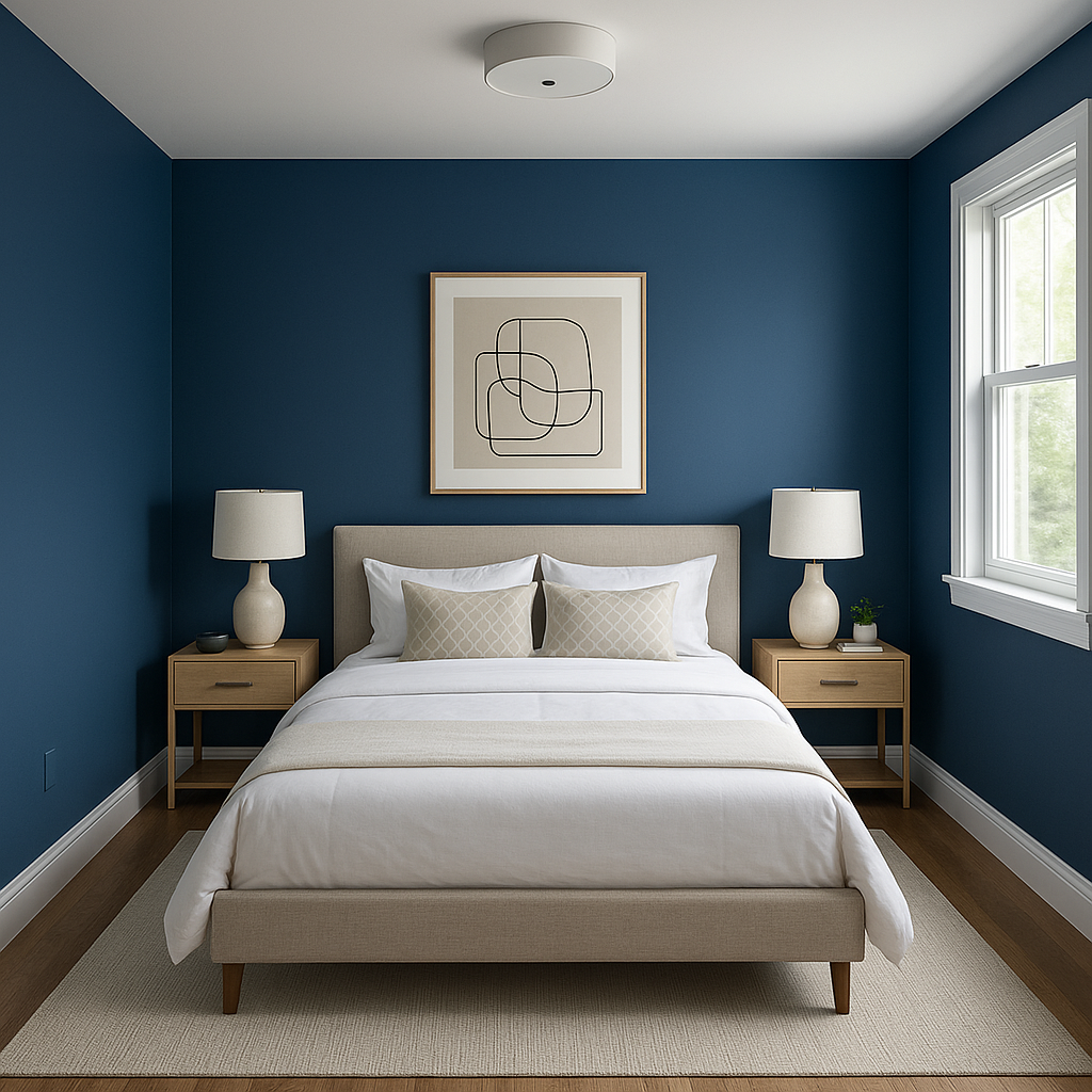 Benjamin Moore Patriot (2064-20) – A Bold and Timeless Hue for Modern Interiors.