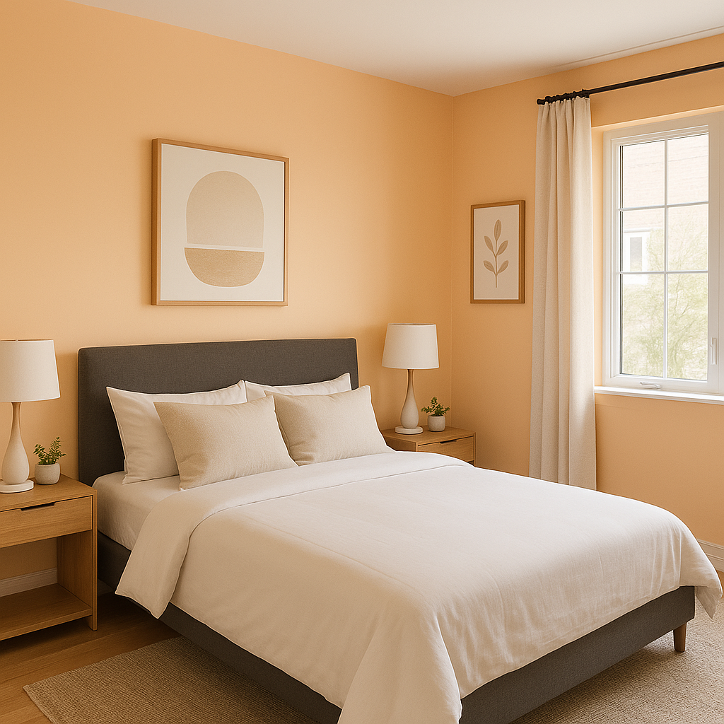 Benjamin Moore Peach 130: A Warm, Inviting Hue for Any Space.