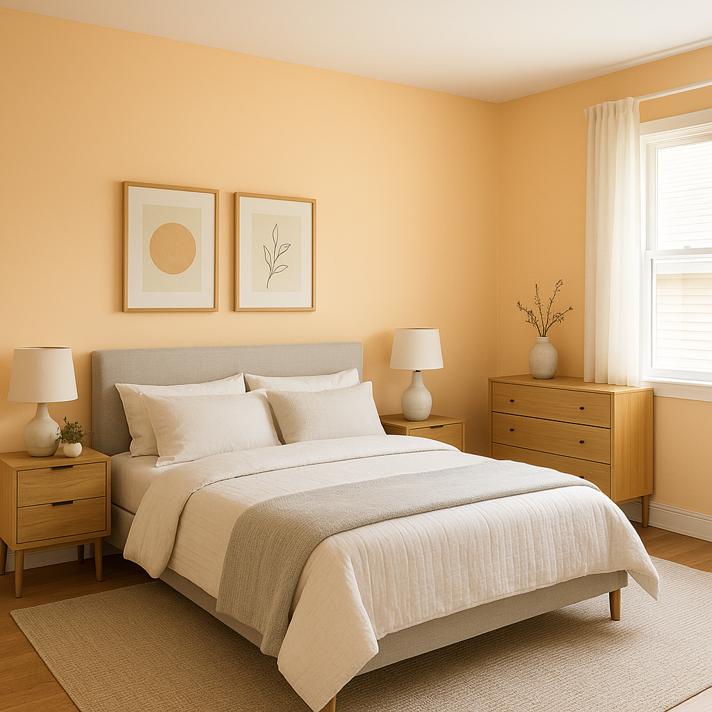 Benjamin Moore Peach (150): A Fresh, Cheerful Hue for Any Space.