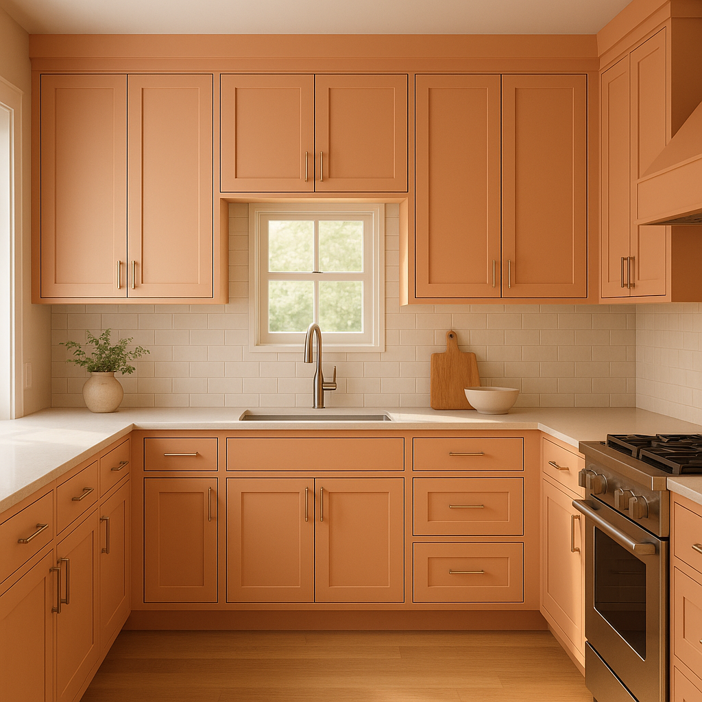 Benjamin Moore Peach (2169-40): A Warm and Luminous Hue for Timeless Interiors.