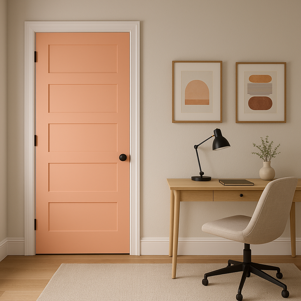 Benjamin Moore Peach (2169-40): A Warm and Luminous Hue for Timeless Interiors.