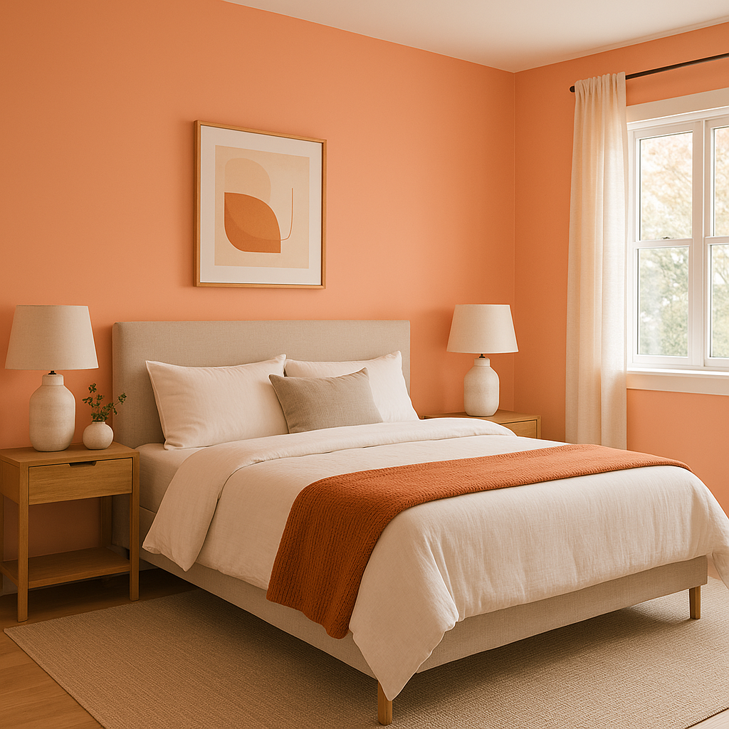 Benjamin Moore Peach (2169-40): A Warm and Luminous Hue for Timeless Interiors.