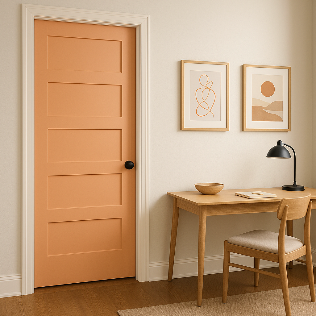 Benjamin Moore Peachland (2168-40): A Warm, Inviting Hue for Timeless Interiors.