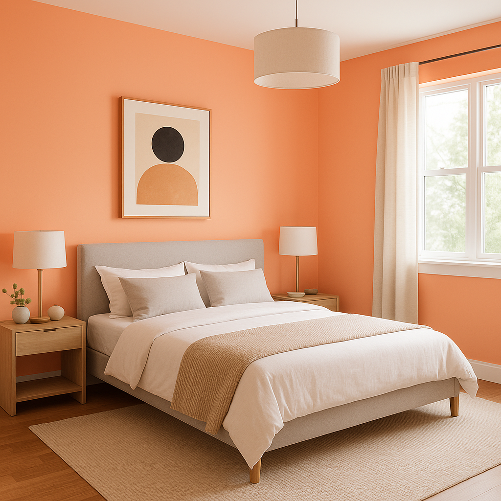 Benjamin Moore Peachy (2014-40): A Versatile and Cheerful Hue for Any Space.