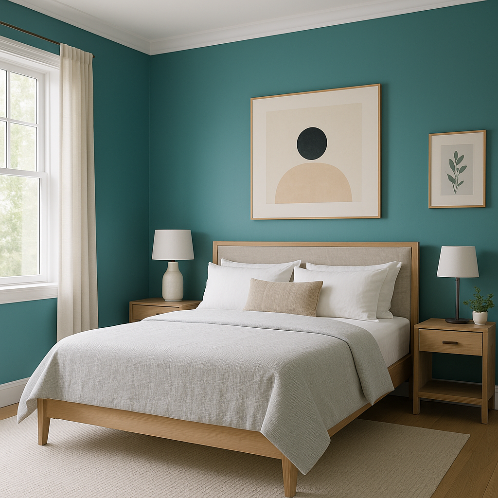 Benjamin Moore Peacock (2049-40): A Bold and Timeless Jewel Tone.