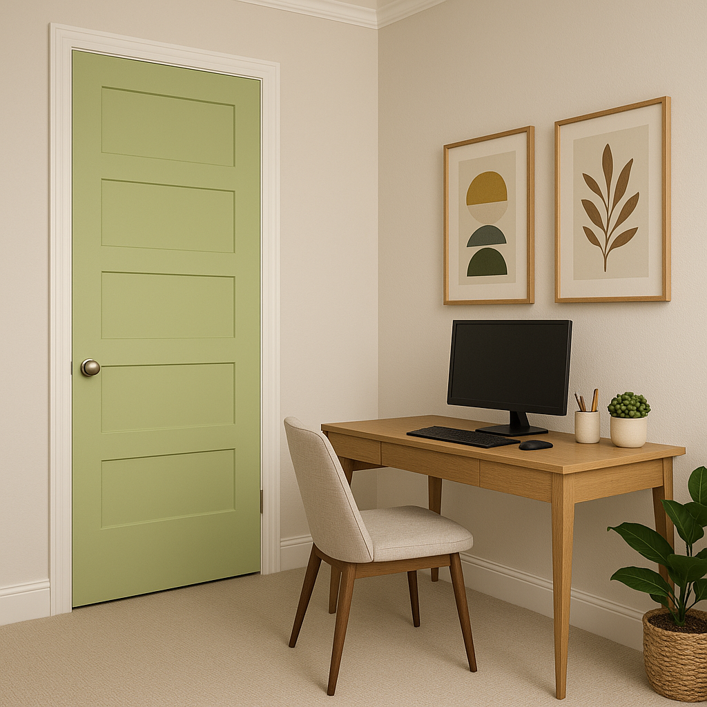 Benjamin Moore Pear (2028-40): A Vibrant and Fresh Green Hue for Any Space.
