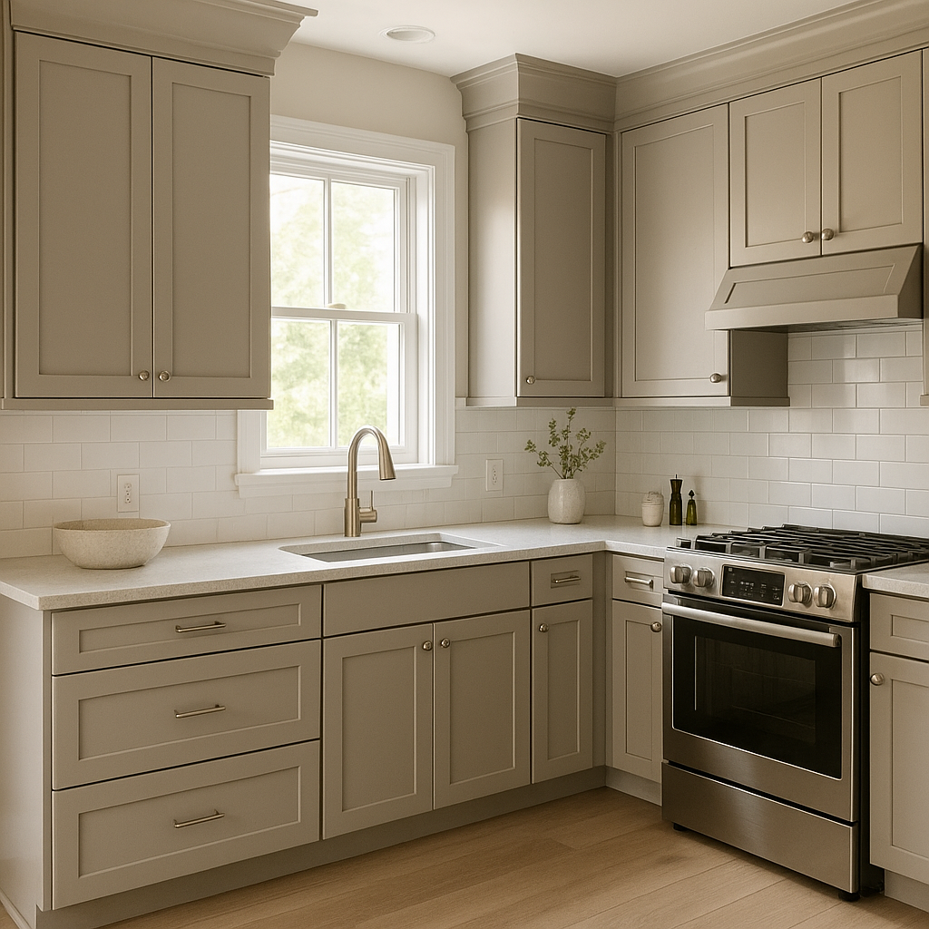 Benjamin Moore Pebble (1453): A Timeless Neutral for Any Space.