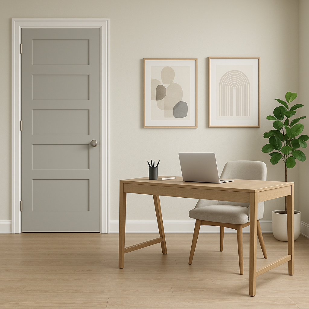 Benjamin Moore Pebble 1597: A Versatile Neutral with Subtle Sophistication.