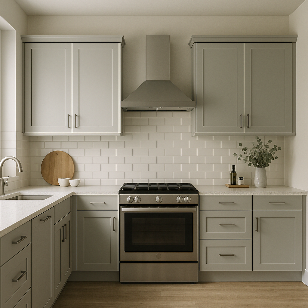 Benjamin Moore Pelican (1612): A Serene Gray with Timeless Elegance.