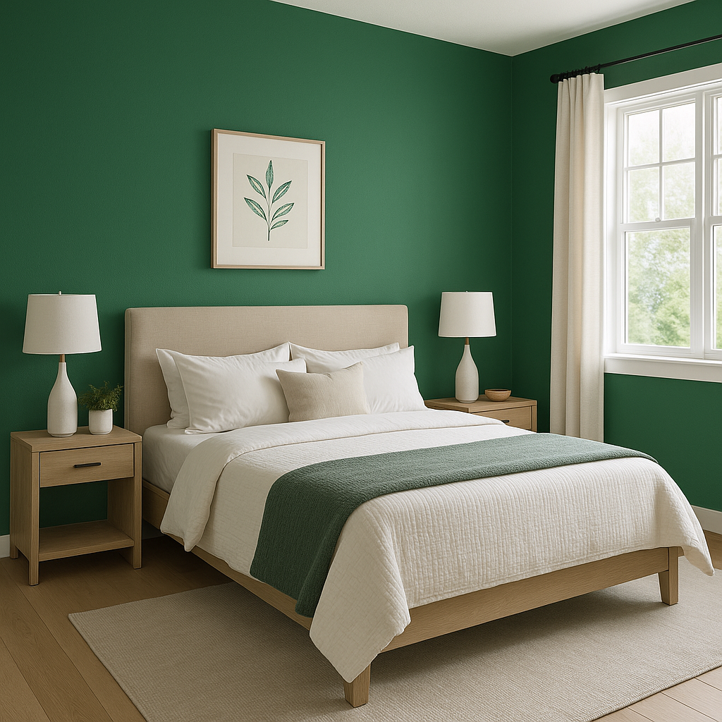 Benjamin Moore Peridot (594): A Fresh and Versatile Green.