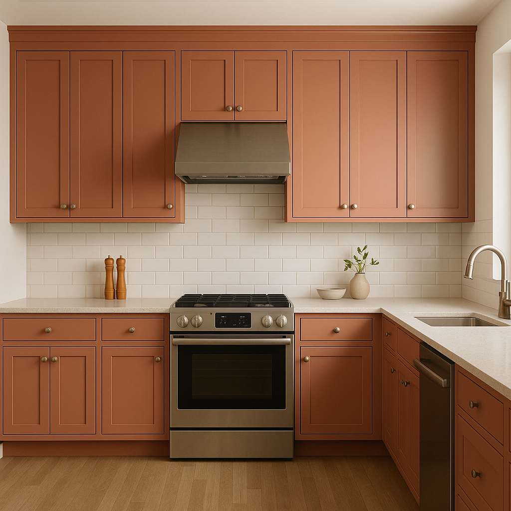 Benjamin Moore Persimmon 2088-40: A Bold, Energizing Statement Color.