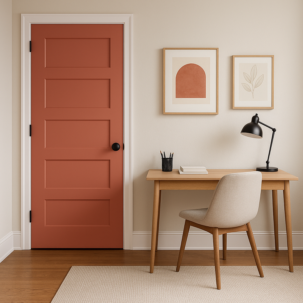 Benjamin Moore Persimmon 2088-40: A Bold, Energizing Statement Color.