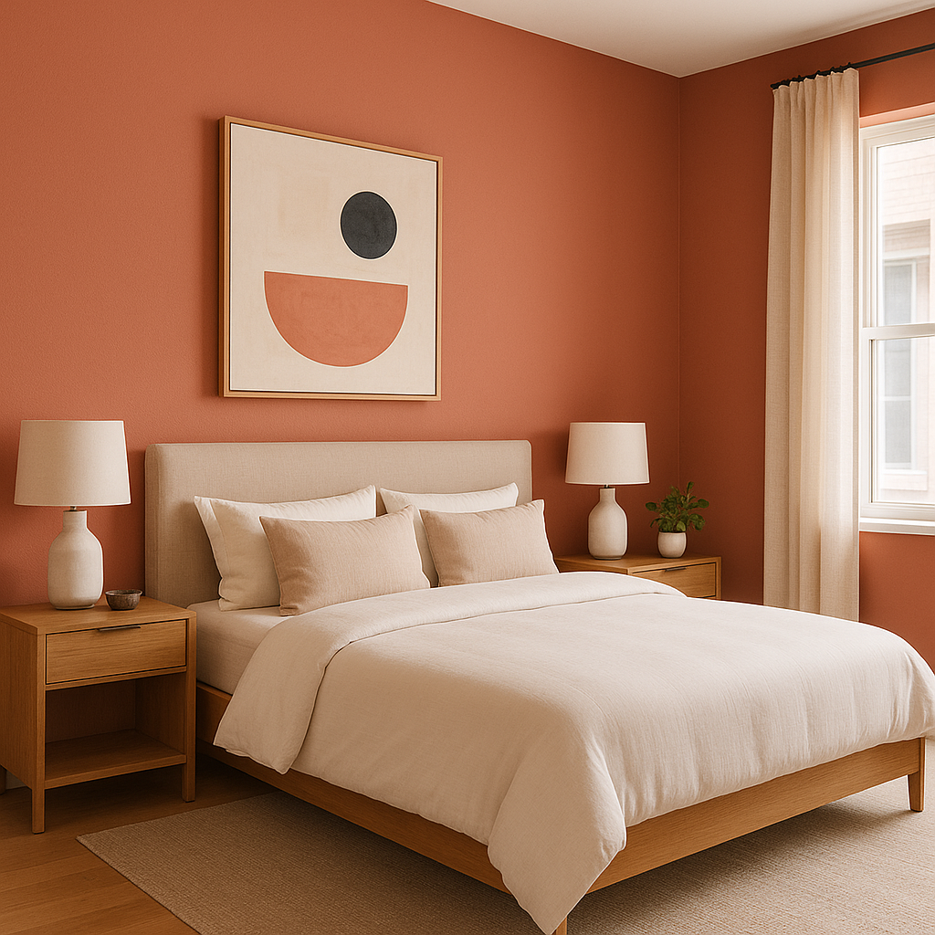 Benjamin Moore Persimmon 2088-40: A Bold, Energizing Statement Color.