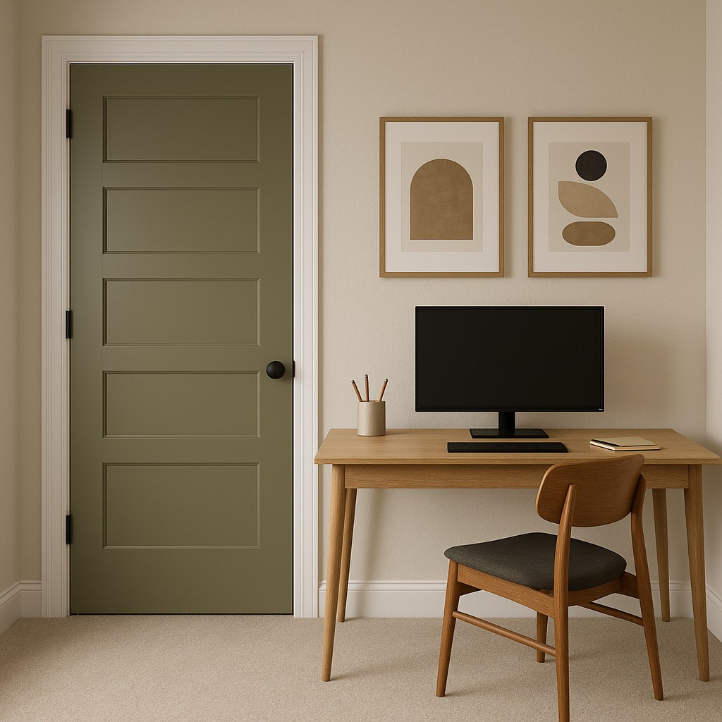 Benjamin Moore Pine (511): A Rich, Earthy Green for Timeless Interiors.