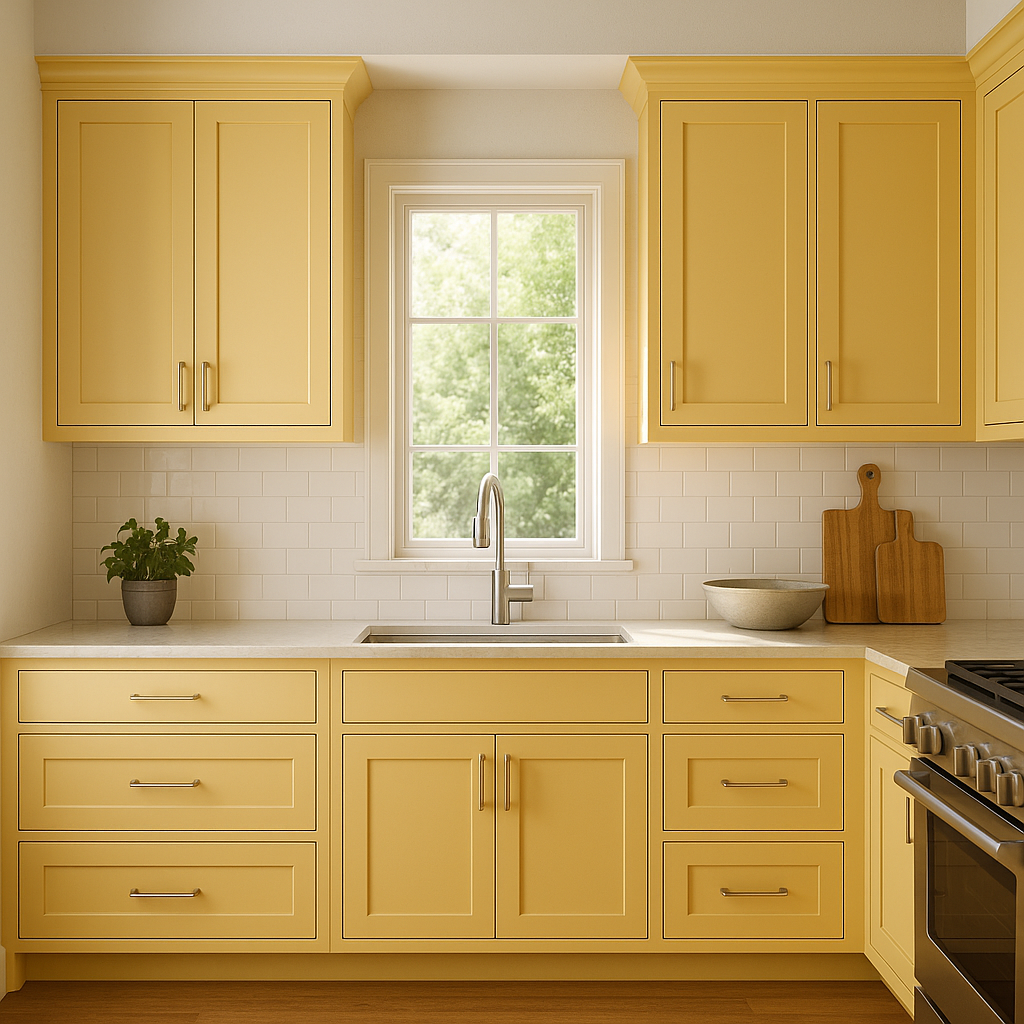 Benjamin Moore Pineapple (158): A Cheerful and Versatile Yellow Hue.
