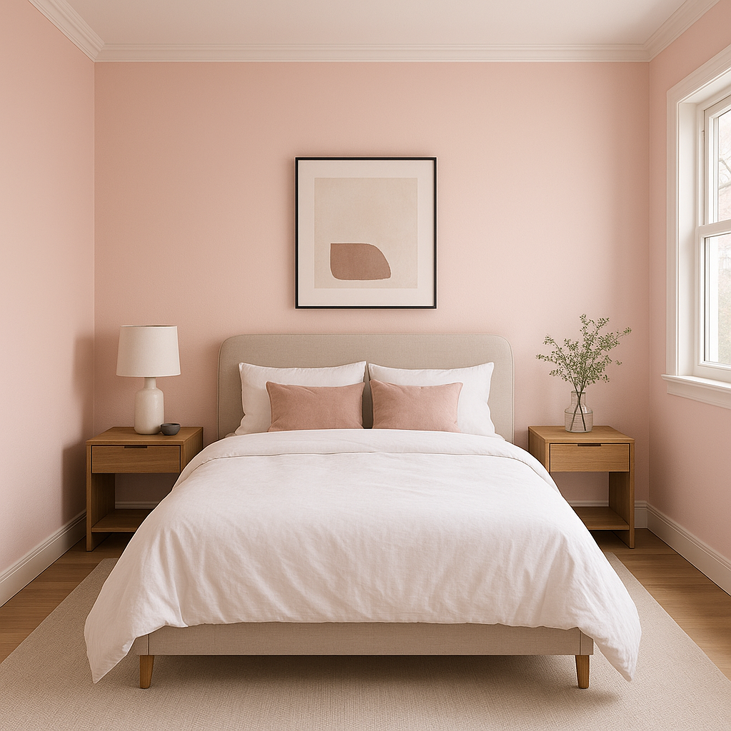 Benjamin Moore Pink (1352): A Timeless Blush Hue for Sophisticated Interiors.