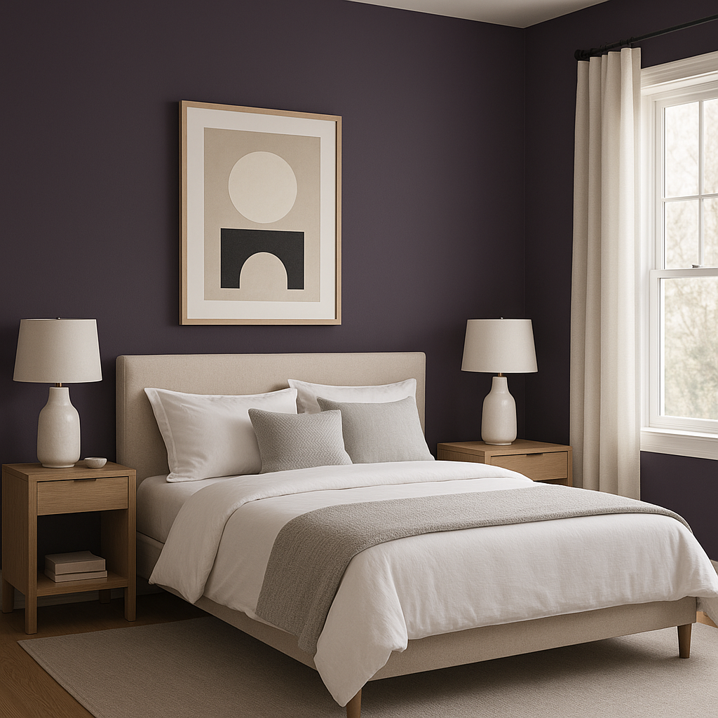 Benjamin Moore Plum (2070-20): A Luxurious and Dramatic Hue for Elegant Interiors.