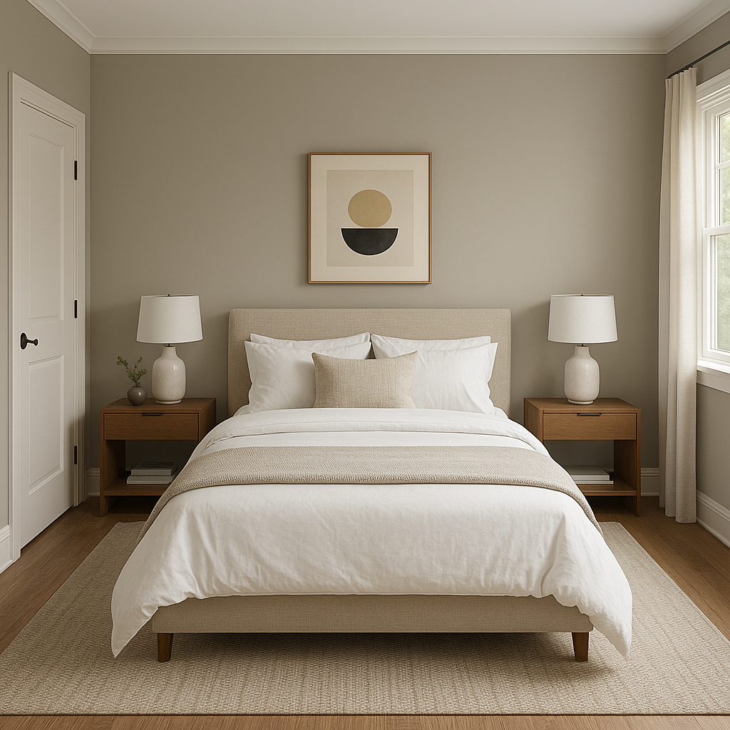 Benjamin Moore Plymouth (1543): A Timeless Neutral for Every Space.
