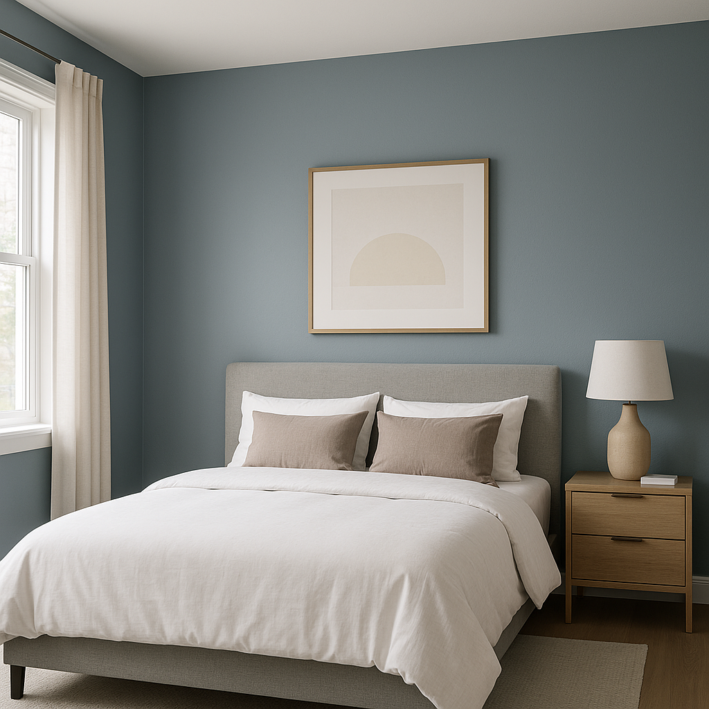 Benjamin Moore Polaris (1649): A Serene and Versatile Shade of Blue.