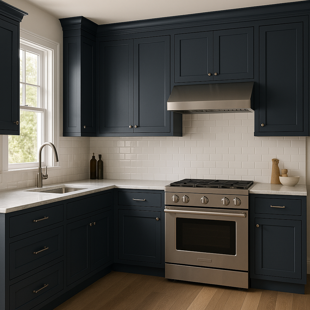 Benjamin Moore Polo (2062-10): A Timeless Deep Blue for Sophisticated Spaces.