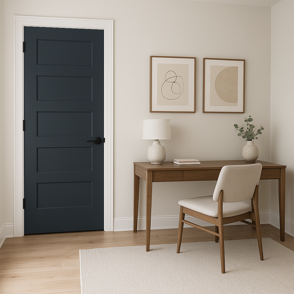 Benjamin Moore Polo (2062-10): A Timeless Deep Blue for Sophisticated Spaces.