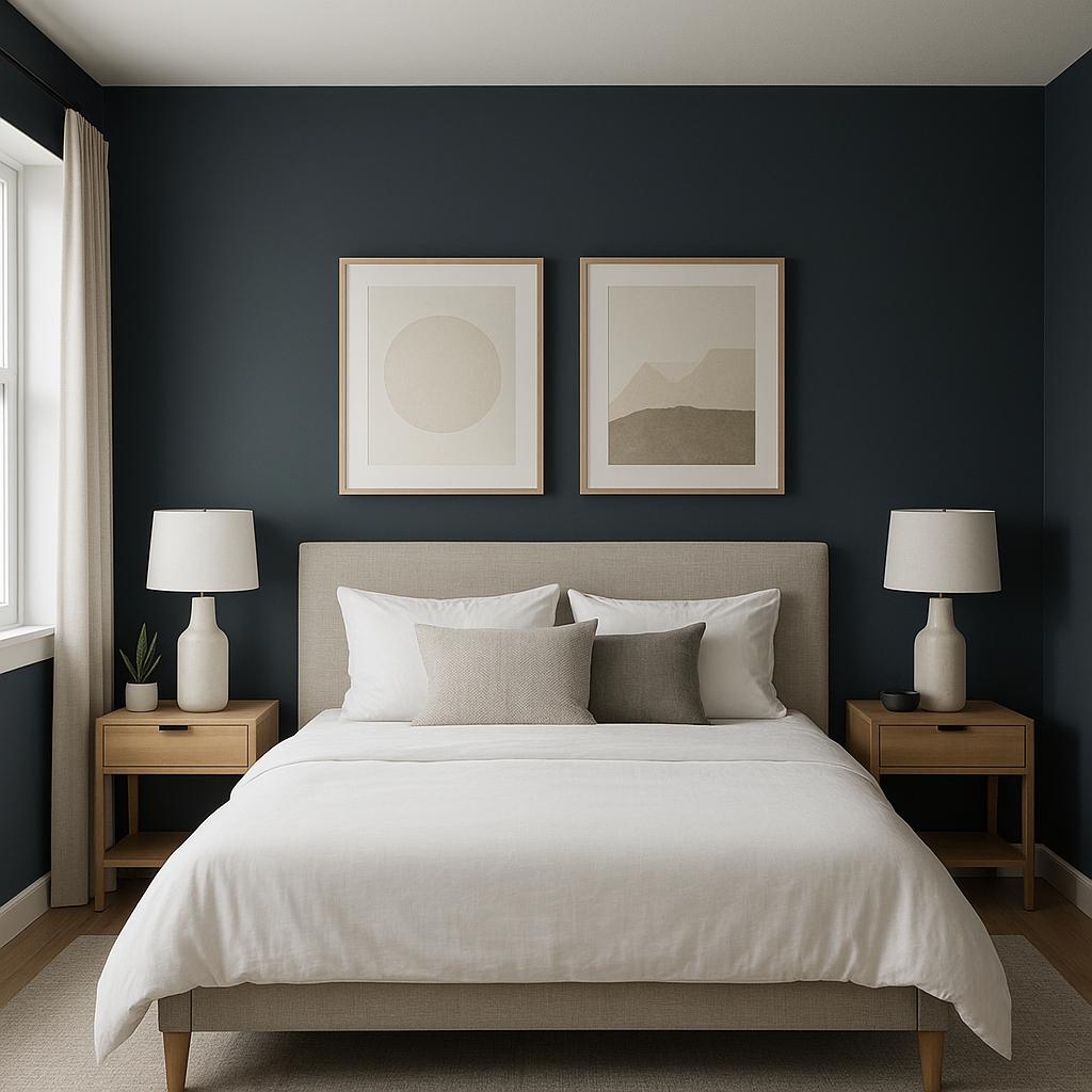 Benjamin Moore Polo (2062-10): A Timeless Deep Blue for Sophisticated Spaces.