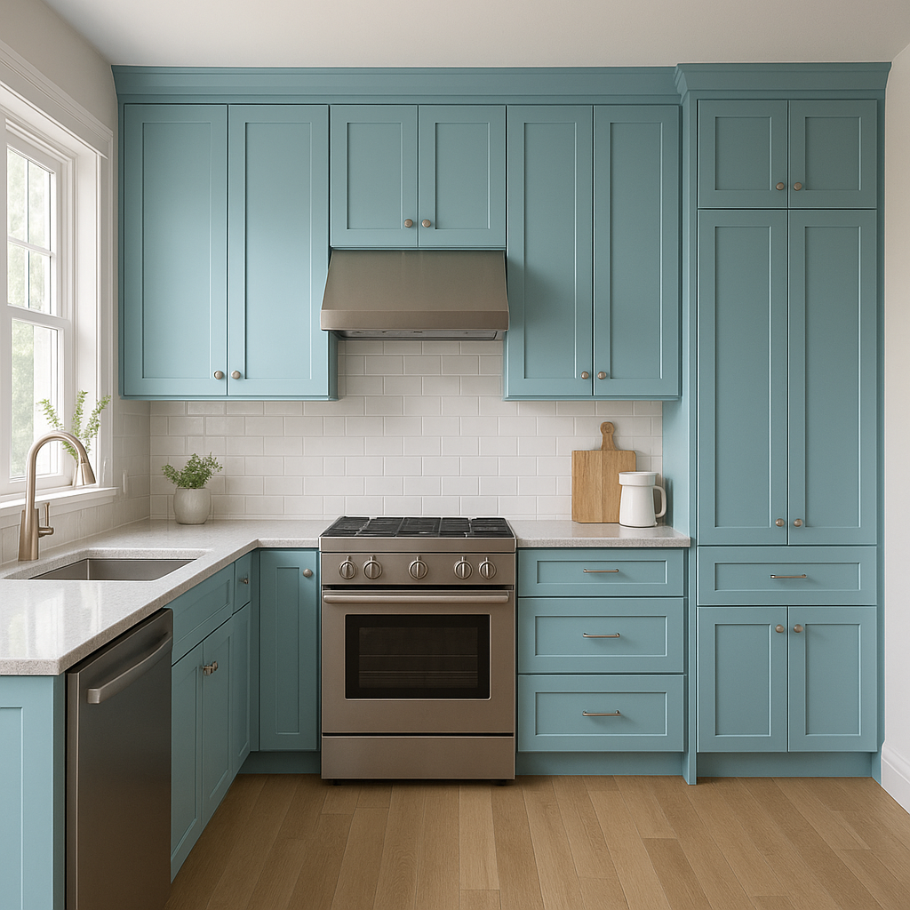 Benjamin Moore Pool (2052-50): A Captivating and Refreshing Mid-Tone Blue.