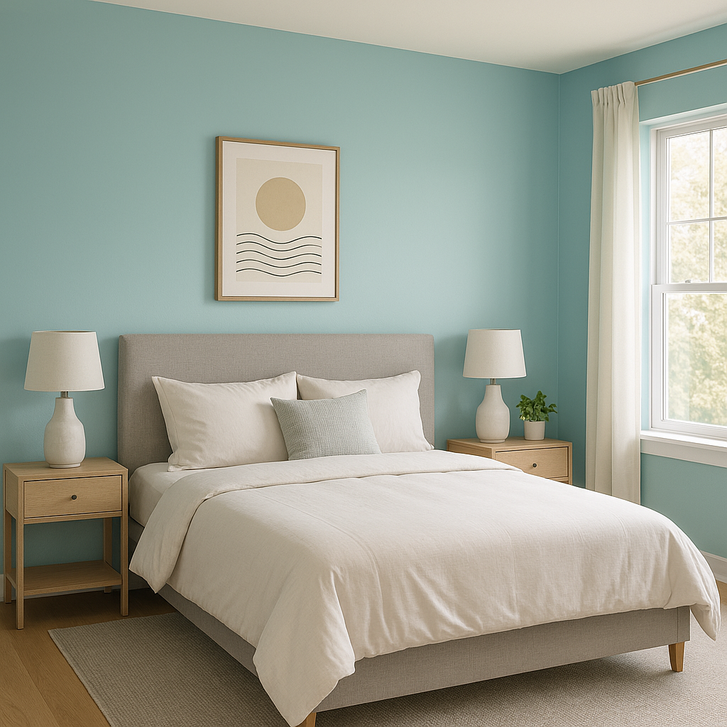 Benjamin Moore Pool (2052-50): A Captivating and Refreshing Mid-Tone Blue.