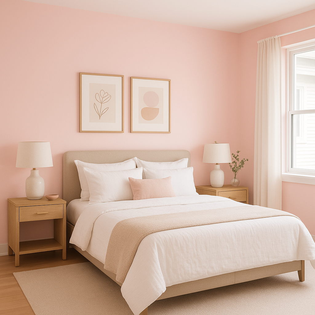 Benjamin Moore Posy (2080-60): A Romantic and Playful Pink for Timeless Interiors.