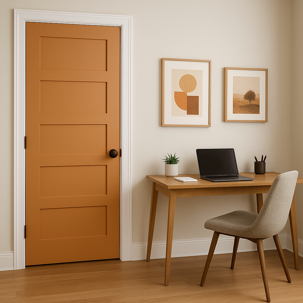 Benjamin Moore Pumpkin (055): A Warm and Inviting Hue for Timeless Interiors.