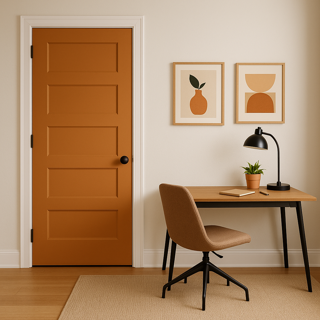 Benjamin Moore Pumpkin (2167-20): A Warm and Inviting Autumn Hue.