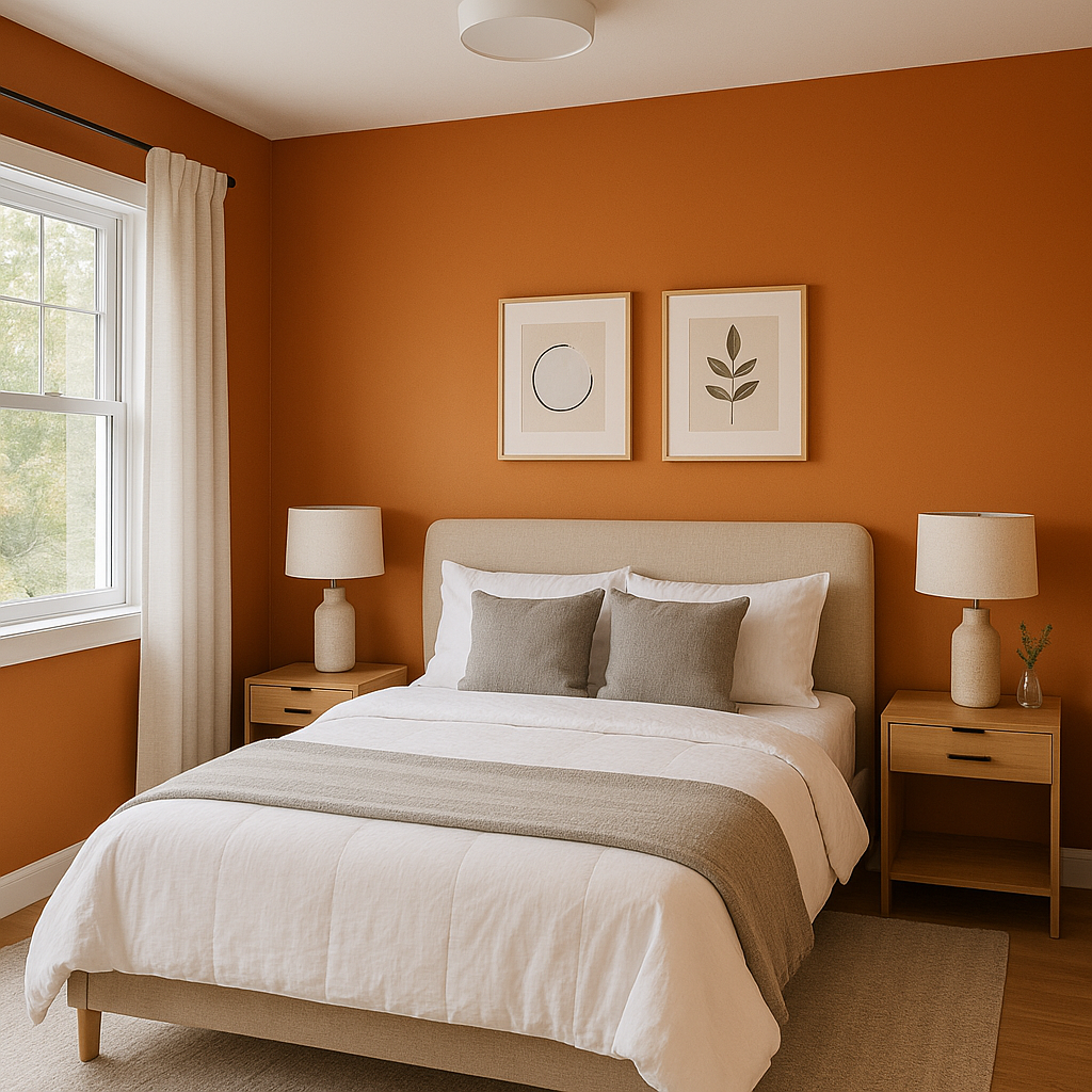 Benjamin Moore Pumpkin (2167-20): A Warm and Inviting Autumn Hue.
