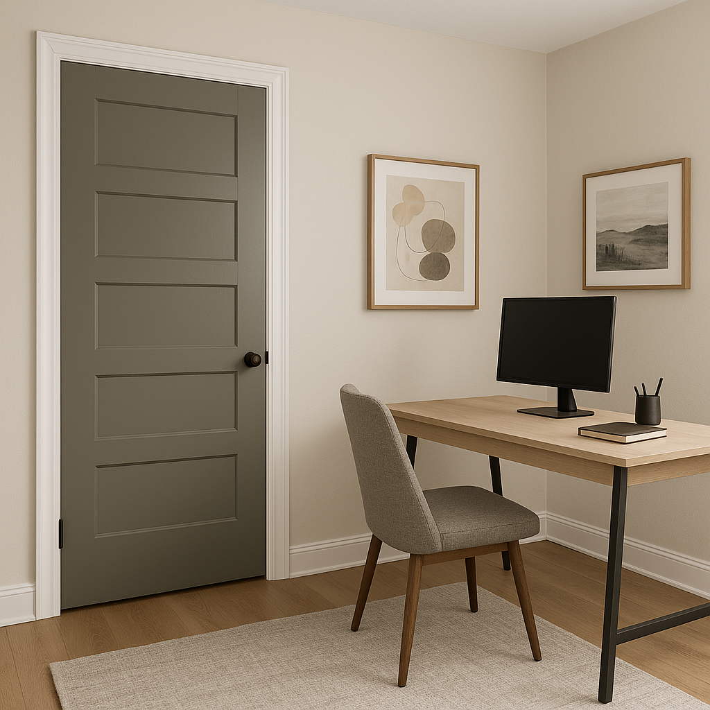 Benjamin Moore Quarry (1568): A Timeless Neutral with a Sophisticated Edge.