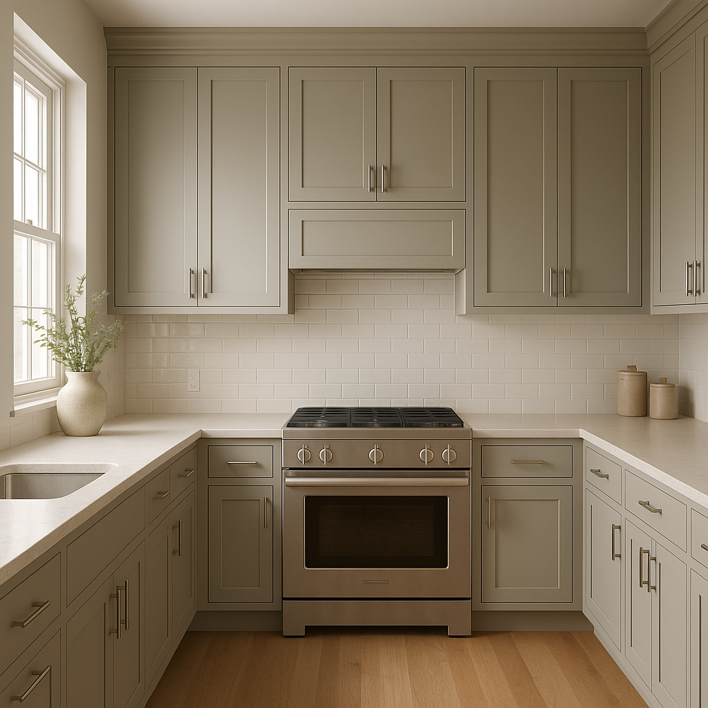 Benjamin Moore Quietude (CSP-230): A Sophisticated Neutral with Endless Possibilities.