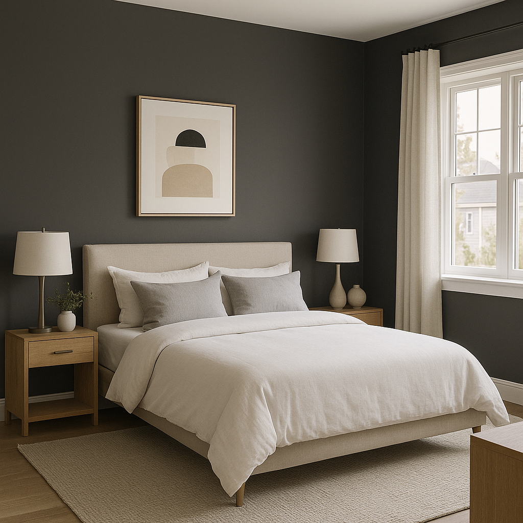 Benjamin Moore Raccoon (2126-20): A Bold, Sophisticated Charcoal Hue.
