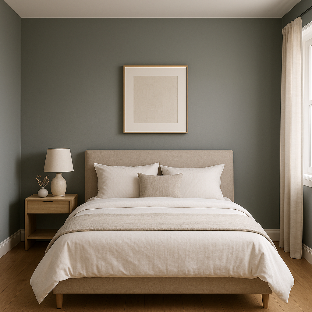 Benjamin Moore Rainstorm (CSP-50): A Rich & Serene Hue for Elegant Spaces.