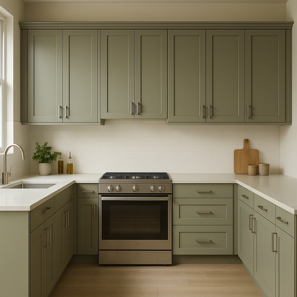 Benjamin Moore Raintree (1496): A Versatile Green with Organic Appeal.