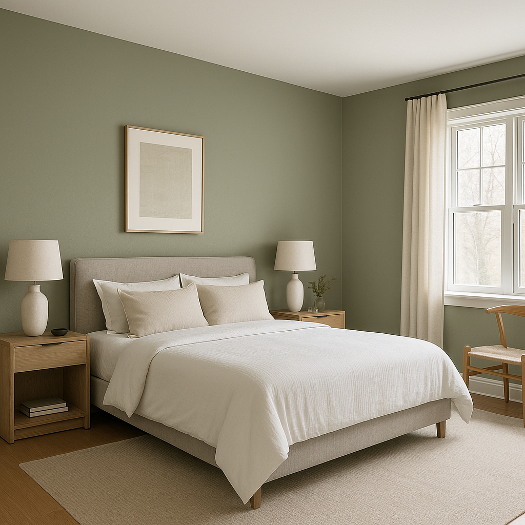 Benjamin Moore Raintree (1496): A Versatile Green with Organic Appeal.