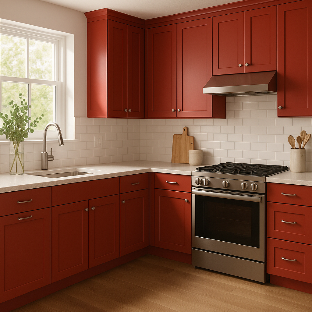 Benjamin Moore Redstone (2009-10): A Warm and Timeless Brick Red.