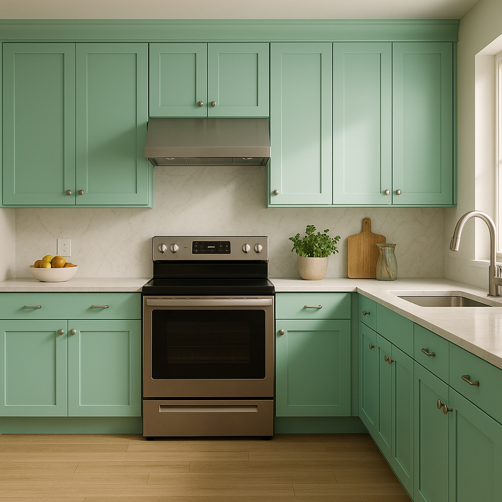 Benjamin Moore Return (2038-50): A Vibrant and Energizing Green.