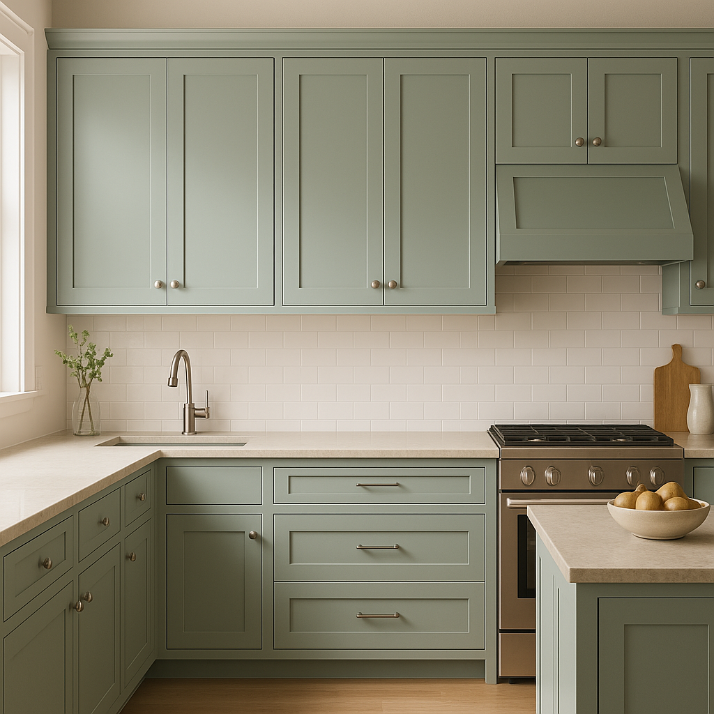 Benjamin Moore Rhine (689): A Deep, Dynamic Green for Sophisticated Spaces.